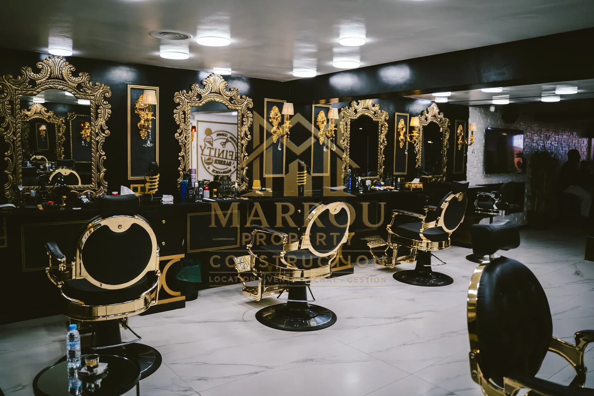  Fonds de Commerce Barber Shop à Vendre – Guéliz | Marrakech