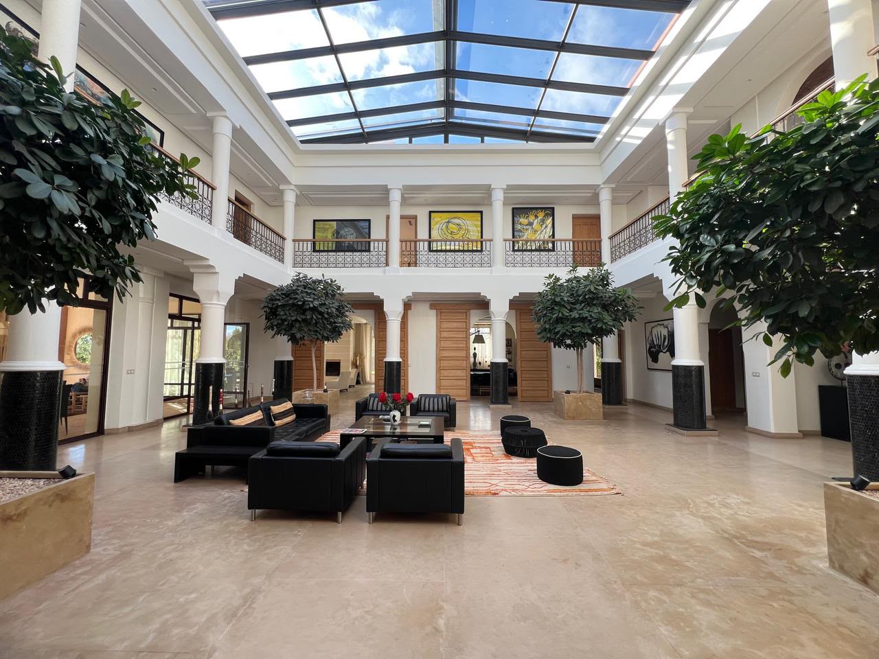 Villa lujosa interior Marrakech
